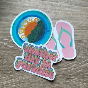 beachy sticker pack